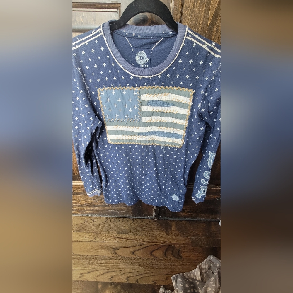 Double D Ranch Old Glory Tee XS